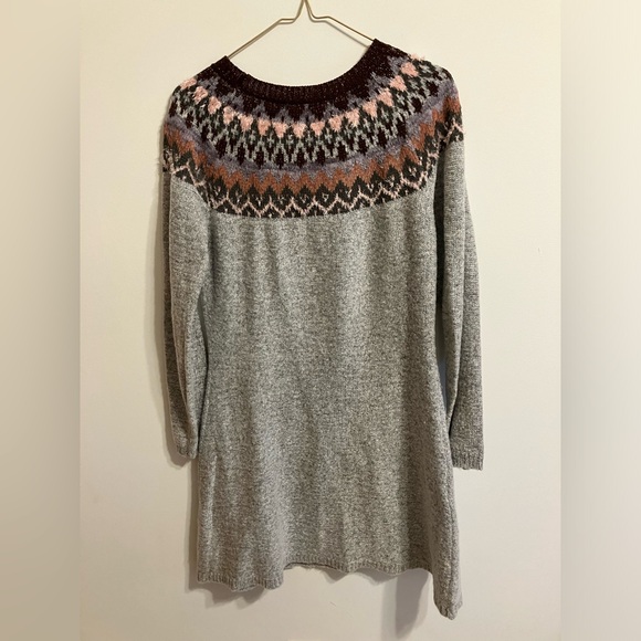 Maurices Fairisle Print Sweater Dress Womens Size Small - Picture 11 of 13